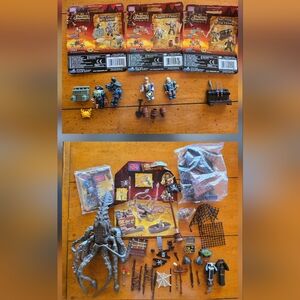 Vintage 2007 Mega Bloks Pirates Of The Caribbean Atrion Figure&Kraken Collection